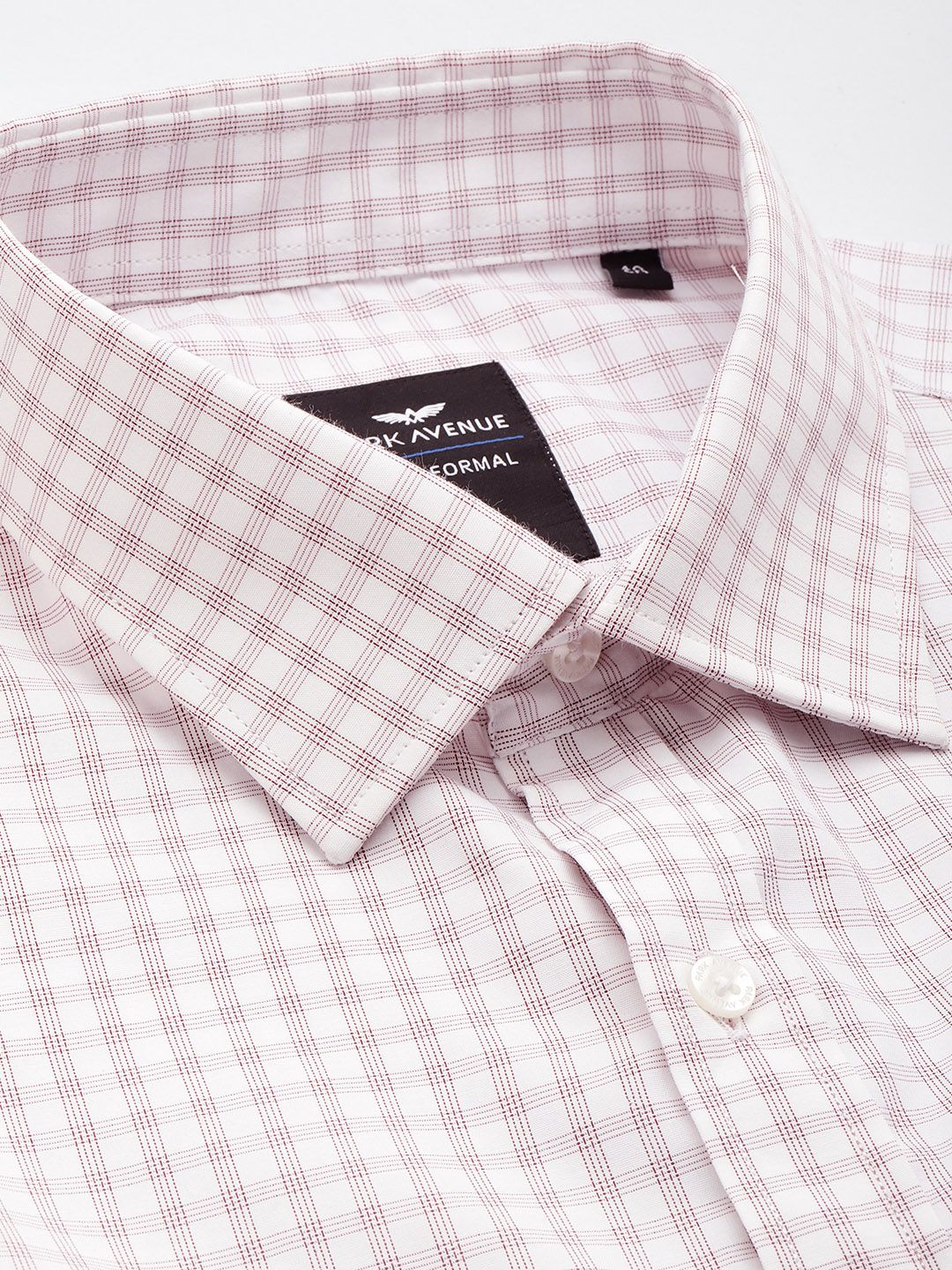 Park Avenue Slim Fit Checked Formal Shirt