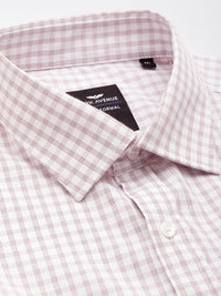 Park Avenue Slim Fit Checked Formal Shirt