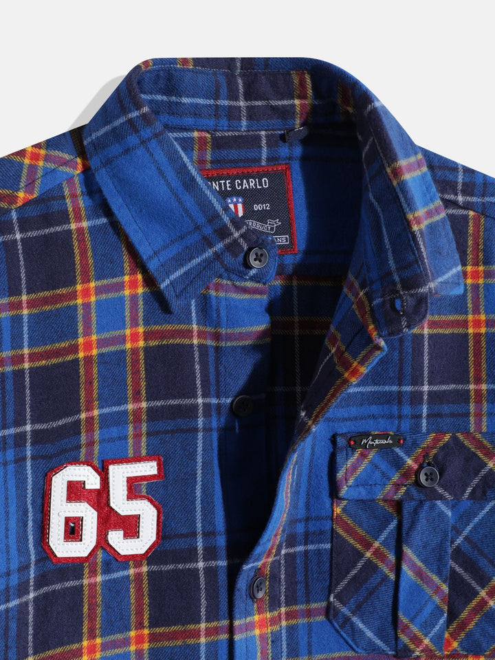 Monte Carlo Boys Checked Casual Smart Fit Shirt