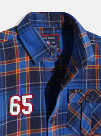 Monte Carlo Boys Checked Casual Smart Fit Shirt