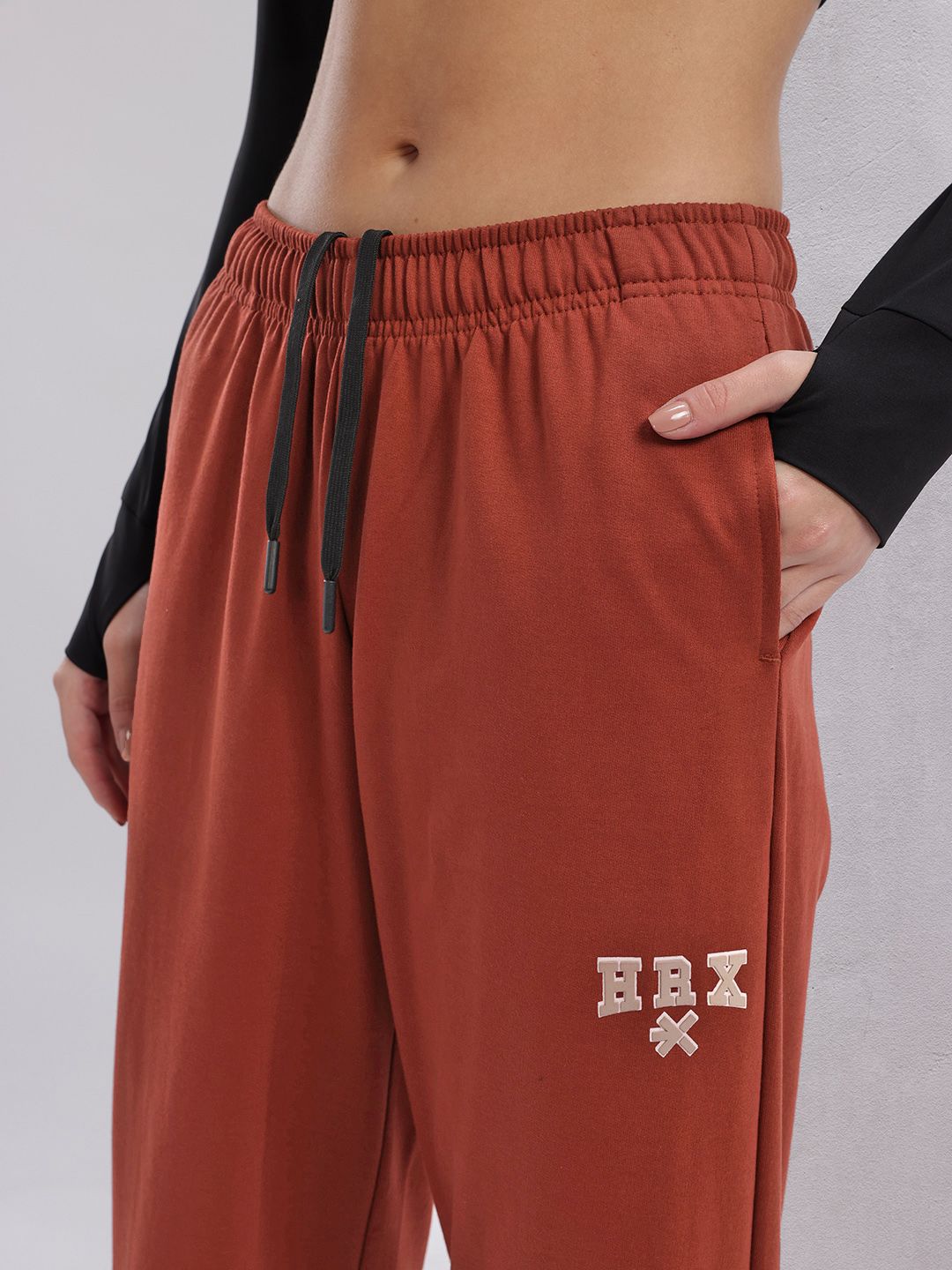 HRX by Hrithik Roshan Women Brand Logo Detail Training Track Pants