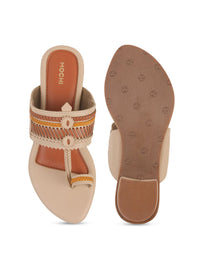 Mochi Textured Block Ankle Loop Sandals