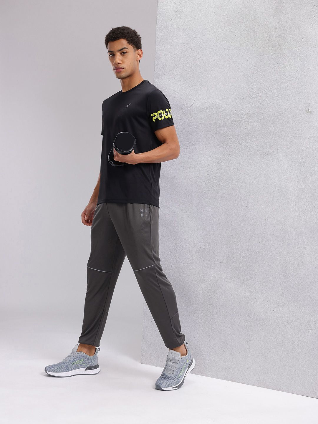 HRX by Hrithik Roshan Men Rapid-Dry Training Joggers with Reflective Details