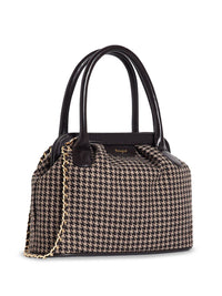 Berrylush Checked Bucket Handheld Bag