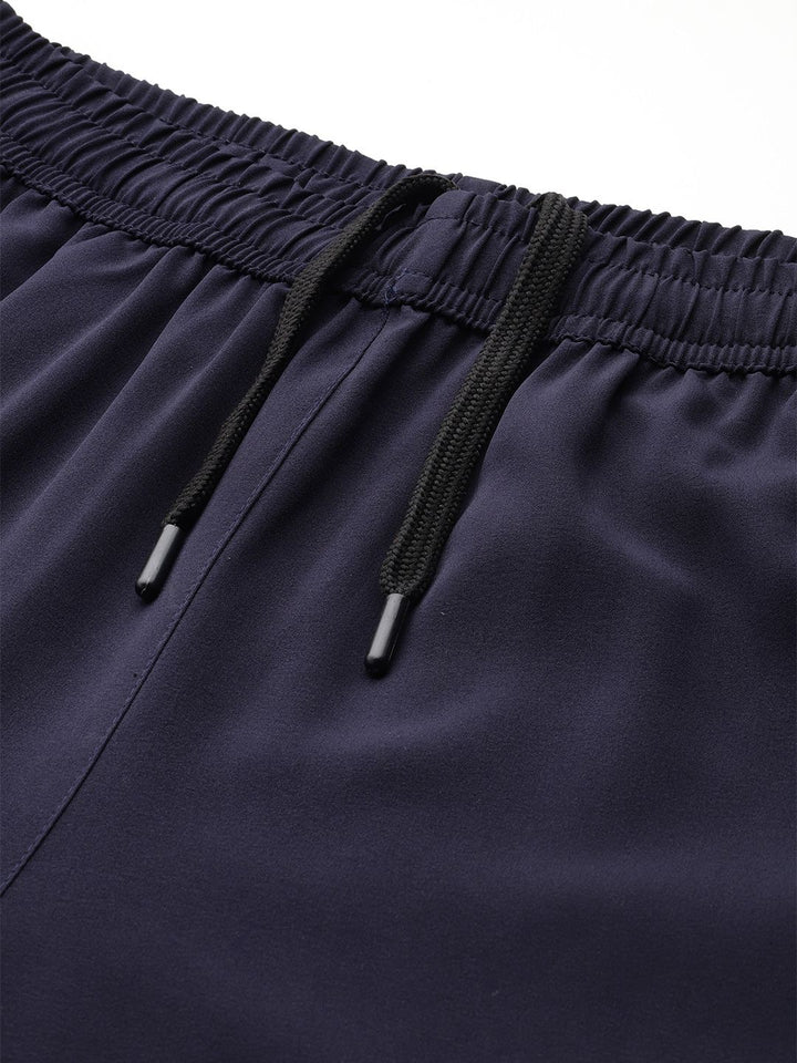 HRX by Hrithik Roshan Men Mid-Rise Training Joggers with Reflective Stripes
