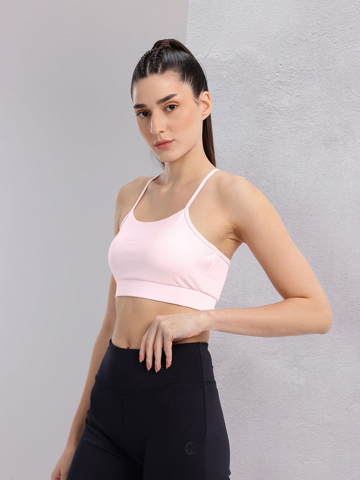 HRX by Hrithik Roshan Styled Back Full Coverage Lightly Padded Yoga Bra KY103_03_A