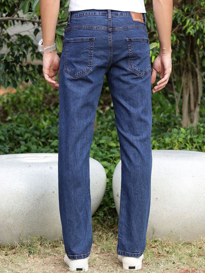 Thomas Scott Men Smart Slim Fit Light Fade Stretchable Jeans