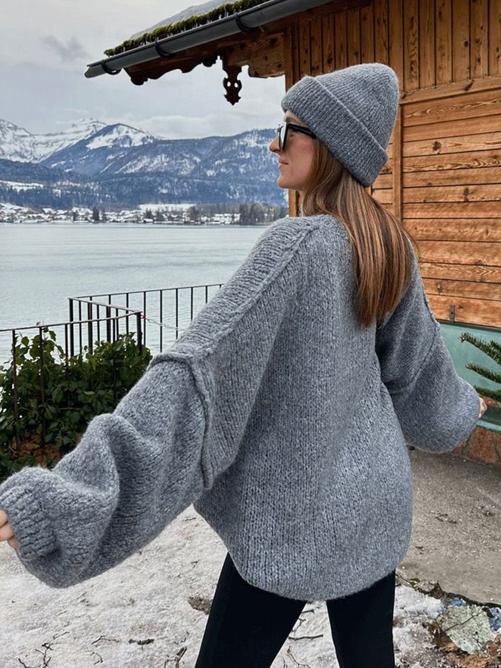 semua tentang anda wanita pullover tinggi leher tinggi
