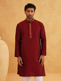 SOJANYA Paisley Woven Design Thread Work Kurta