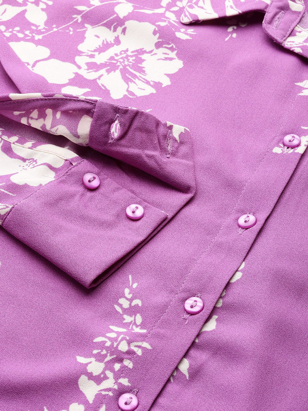 DressBerry Women Floral Printed Casual Shirt
