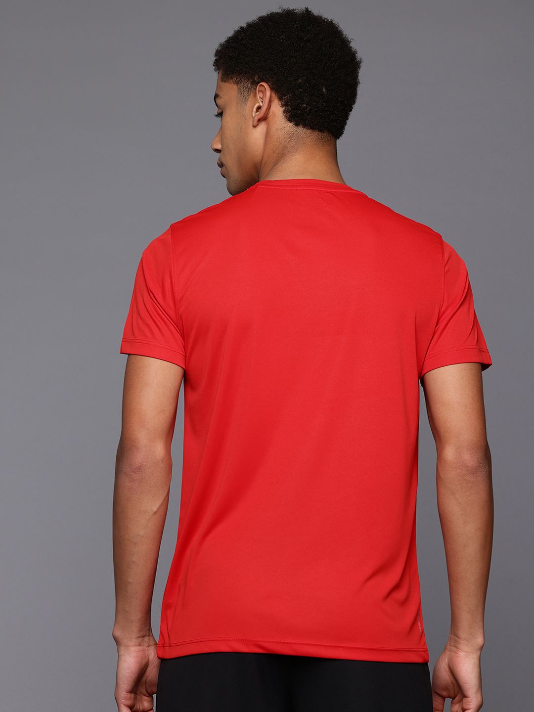 HRX by Hrithik Roshan Typography Printed Rapid-Dry Training T-shirt