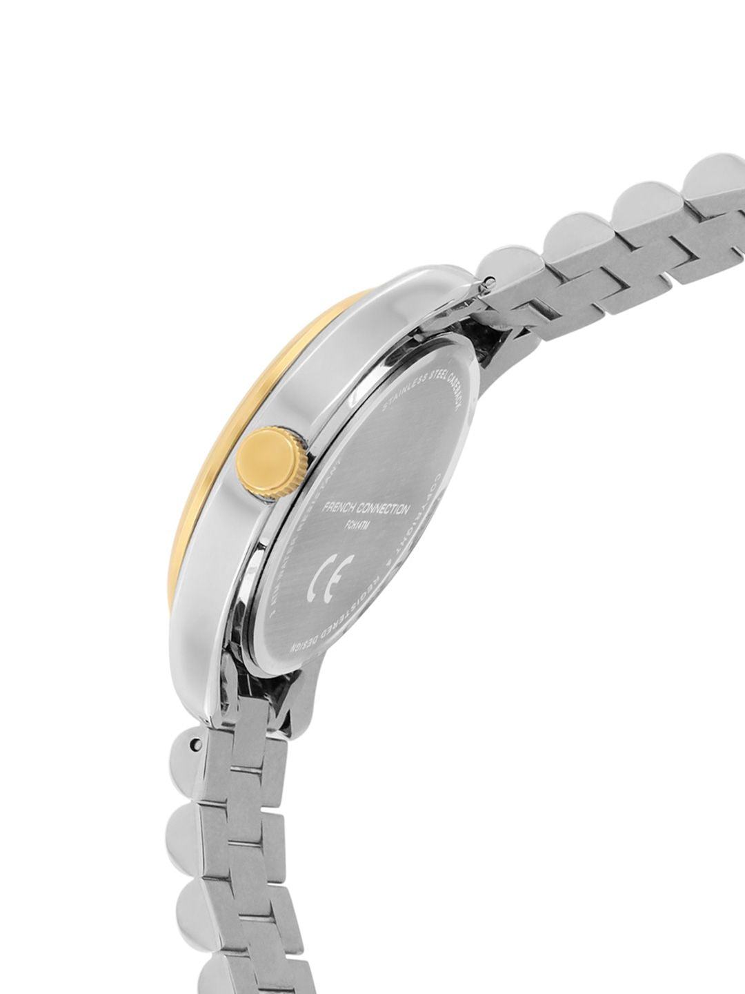 French Connection Men Dial & Stainless Steel Bracelet Style Straps Analogue Watch FCH14TM