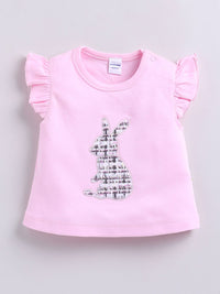 Moms Love Infant Girls Pure Cotton Top with Shorts