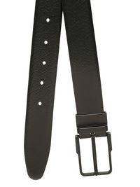 Teakwood Leathers Men Textured Leather Reversible Belt