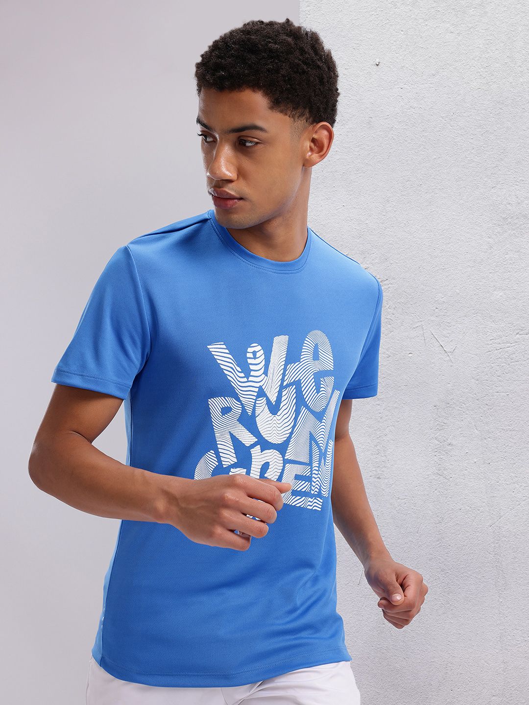 HRX by Hrithik Roshan Men Typography Printed Rapid-Dry Running T-shirt