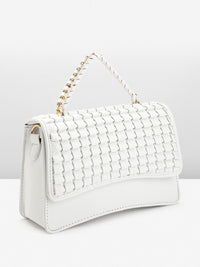 DressBerry Textured Structured Satchel
