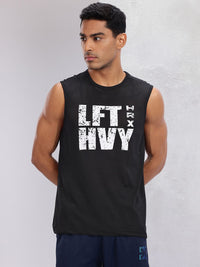 HRX by Hrithik Roshan Printed Sleeveless Rapid-Dry Training T-shirt