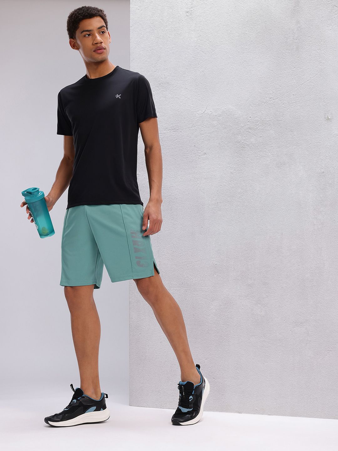 HRX by Hrithik Roshan Men Typography Printed Rapid-Dry Running Shorts