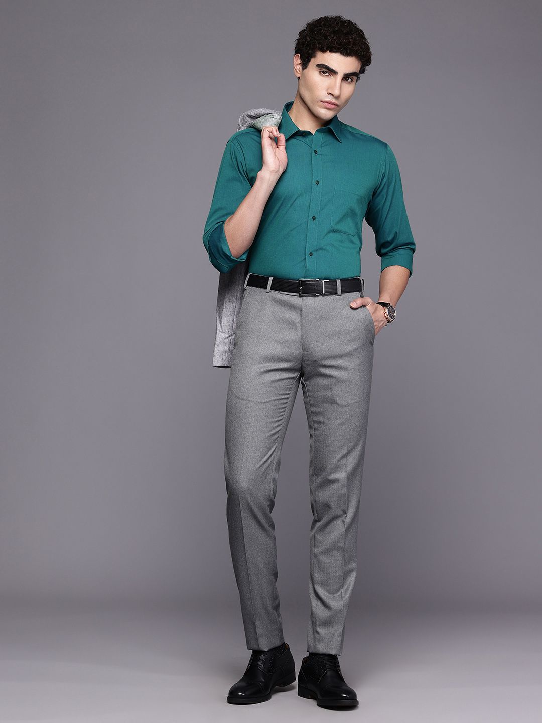 Raymond Pure Cotton Slim Fit Formal Shirt