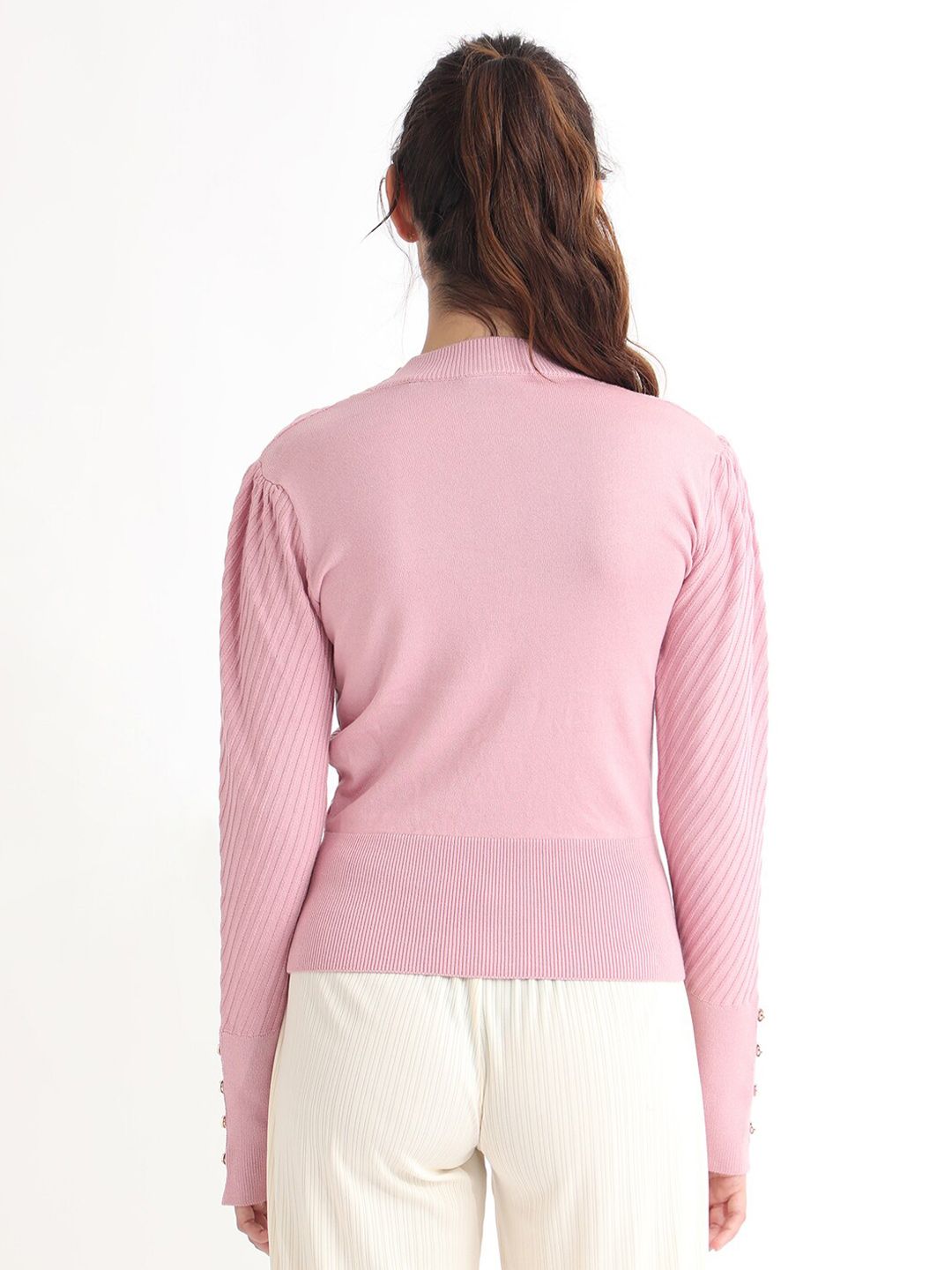 RAREISM Basic Sweater With Cuff Detail
