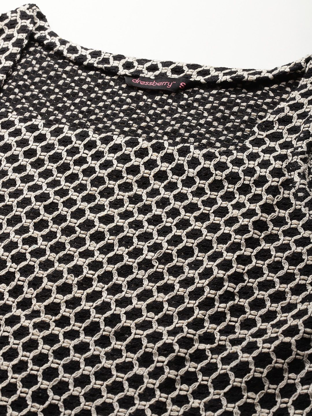 DressBerry Geometric Chrochet Top