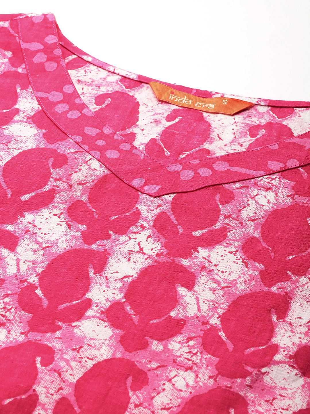 Indo Era Ethnic Motifs Printed Pure Cotton Kurta With Trousers & Dupatta