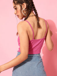 STREET 9 Corset Crop Top