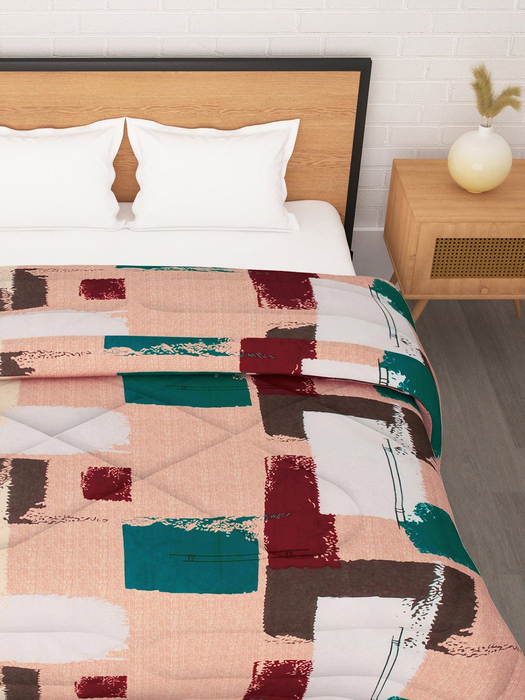 Story@home Printed 180 GSM Reversible Ac Room Double Bed Comforter