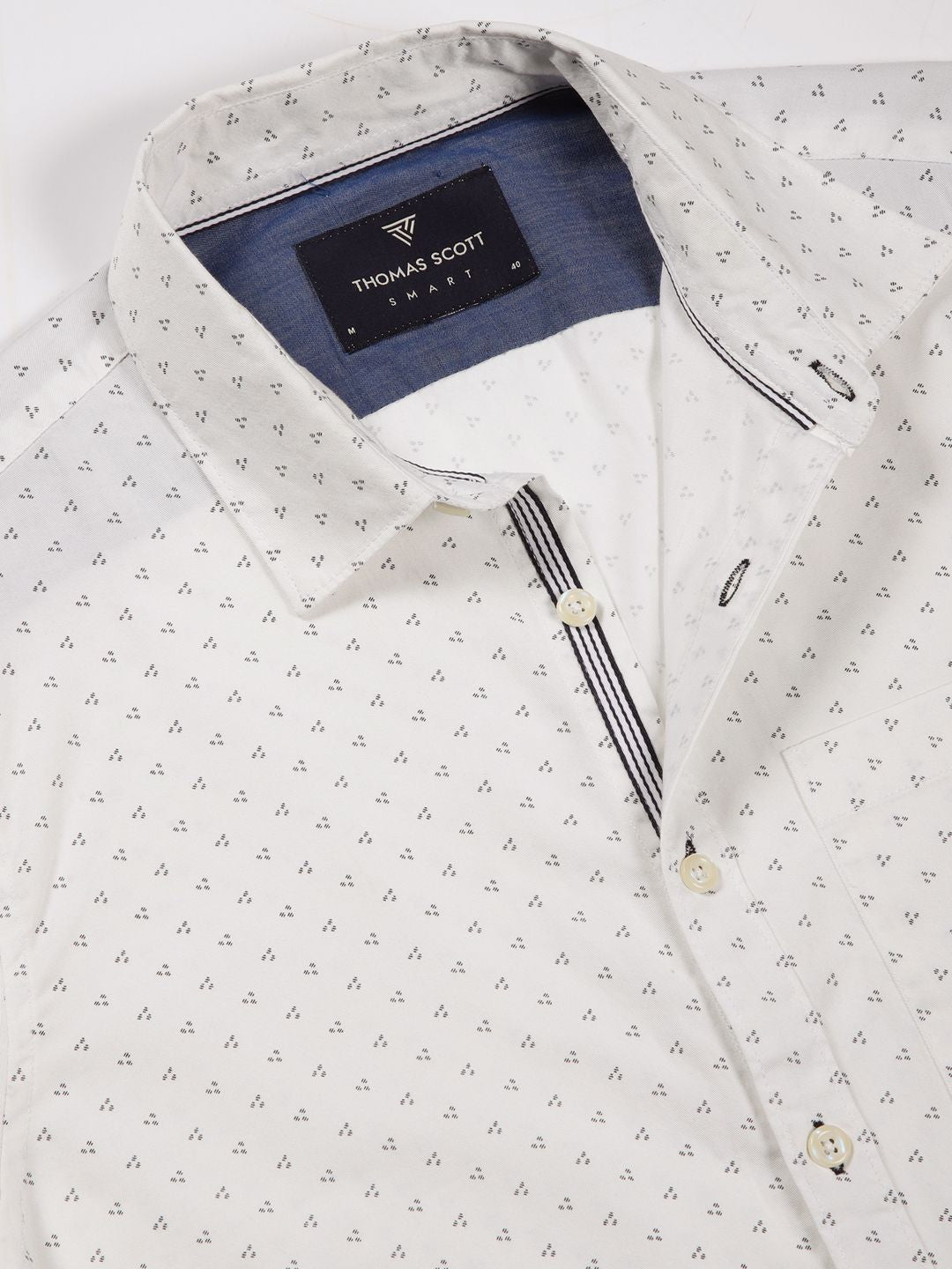 Thomas Scott Premium Opaque Printed Cotton Casual Shirt