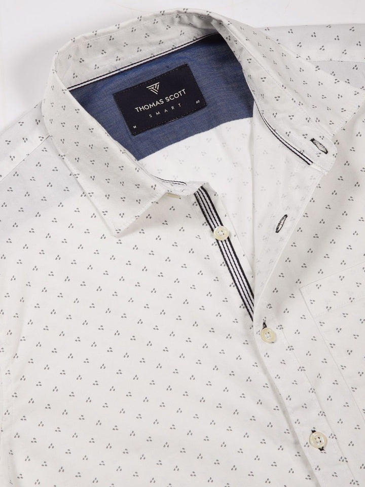 Thomas Scott Premium Opaque Printed Cotton Casual Shirt