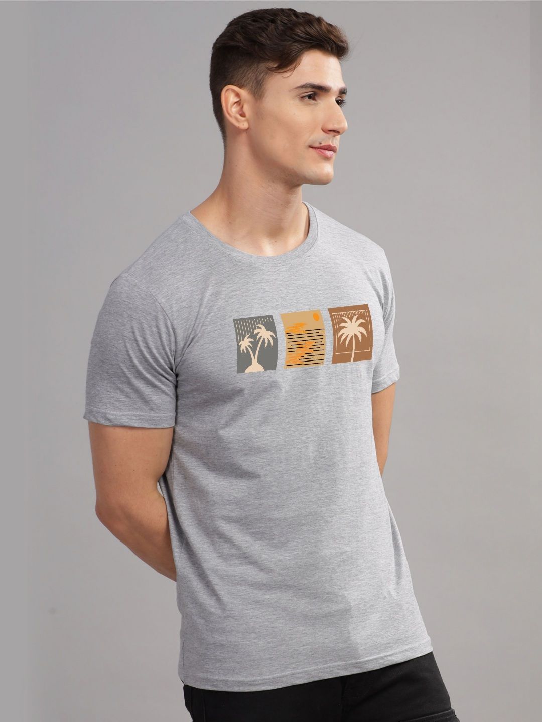 ADRO Men Printed T-shirt