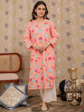 HOUSE OF KARI Floral Embroidered Pastels Cotton Straight Kurta