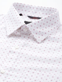 Raymond Men Slim Fit Pure Cotton Printed Formal Shirt