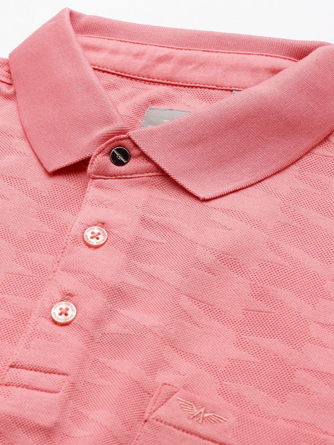 Park Avenue Pure Cotton Polo Collar Slim Fit T-shirt