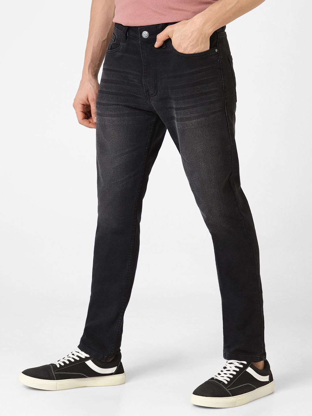 Urbano Fashion Men Slim Fit Light Fade Stretchable Jeans