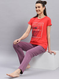 Monte Carlo Pack Of 2 Typography Printed Cotton Top