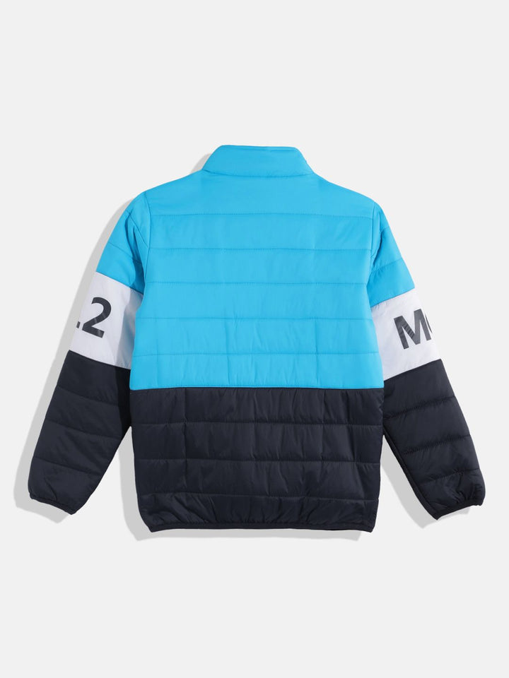 Monte Carlo Boys Camouflage & Colourblocked Reversible Padded Jacket
