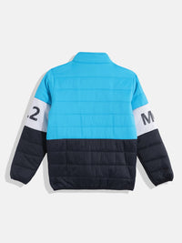 Monte Carlo Boys Camouflage & Colourblocked Reversible Padded Jacket