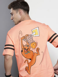 The Indian Garage Co Printed Oversized Pure Cotton T-shirt