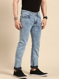 Being Human Men Slim Fit Heavy Fade Stretchable Jeans