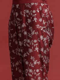 Anouk Women Tyohar Collection Ethnic Motifs Printed Kurta with Trousers