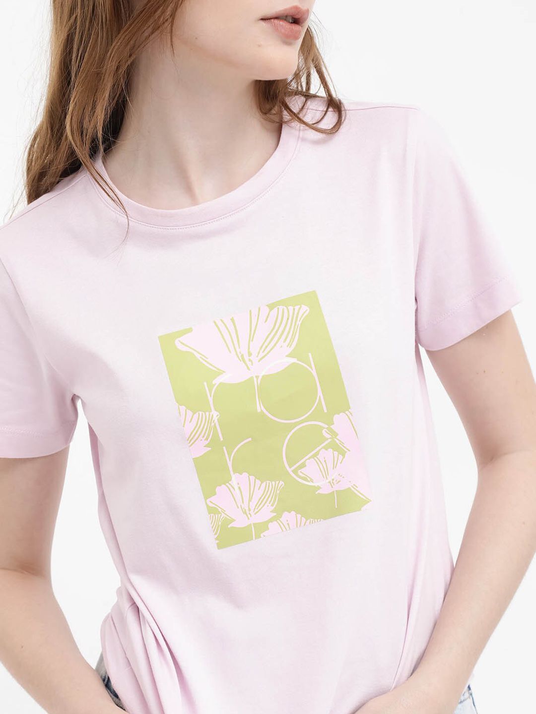 RAREISM Graphic Printed Cotton T-shirt