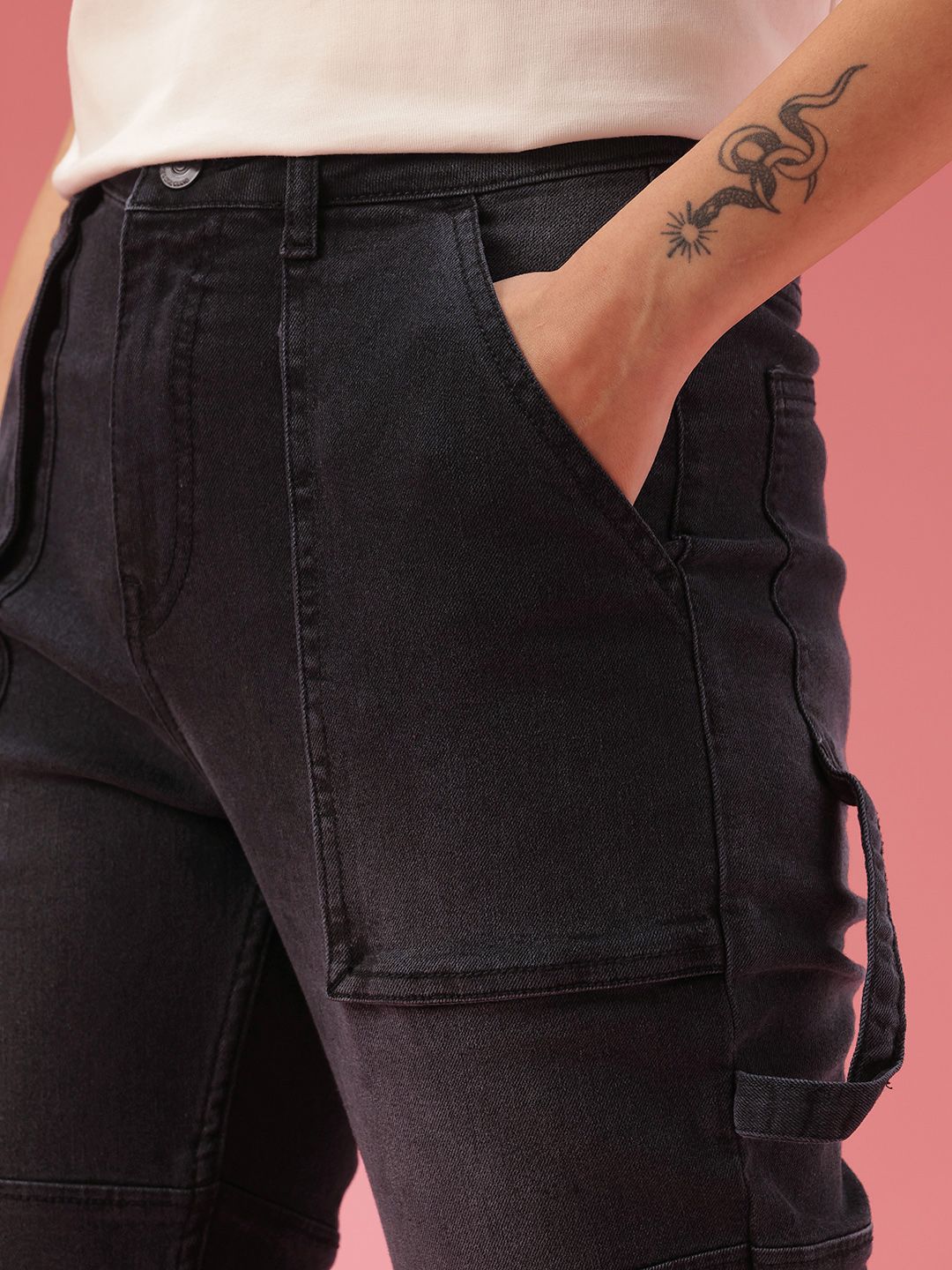DressBerry Women Jogger Fit Light Fade Stretchable Jeans