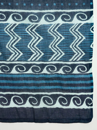 Indo Era Striped Sequinned Straight Kurta With Trousers & Dupatta