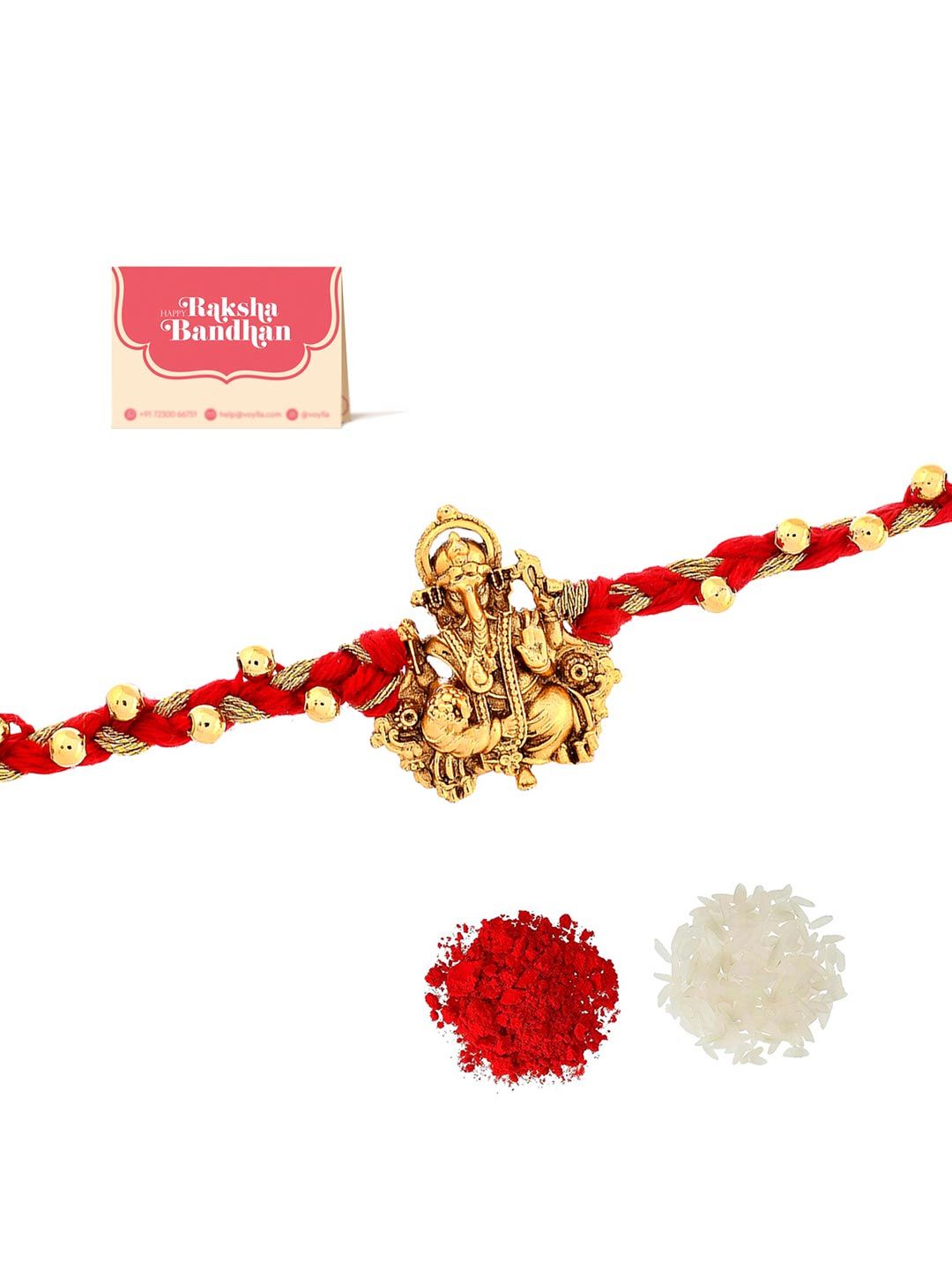 Lelaki voylla ganesha manik rakhi