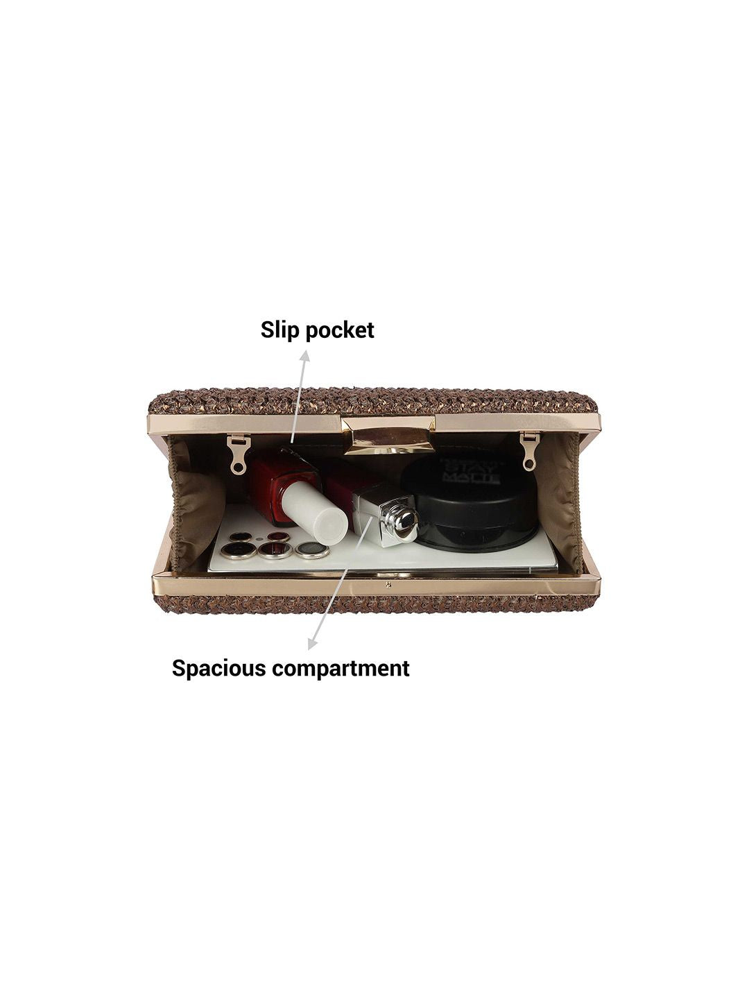 Mochi Embellished Box Clutch