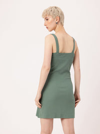 DressBerry Daytime Crush Knit-n-Tie Bold Bustier Dress