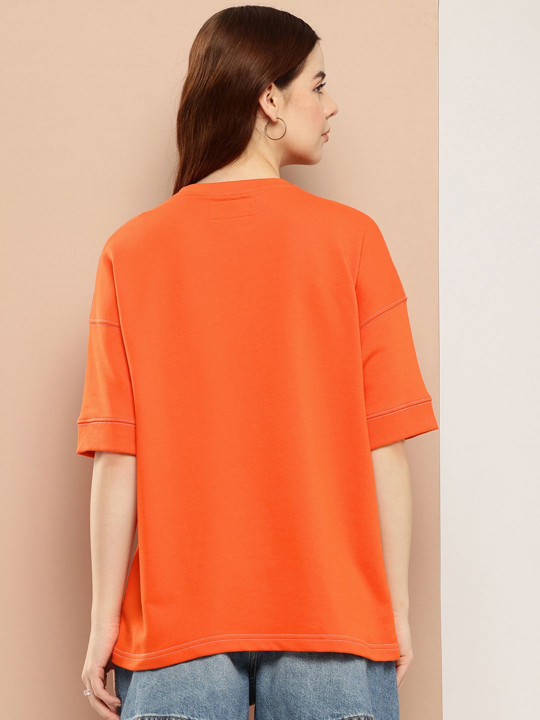 Difference of Opinion Women Oversized Drop Shoulder Ultra Soft Drapey Cotton T-Shirt