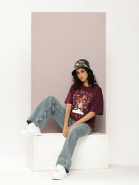 DILLINGER Printed Oversized Pure Cotton T-shirt