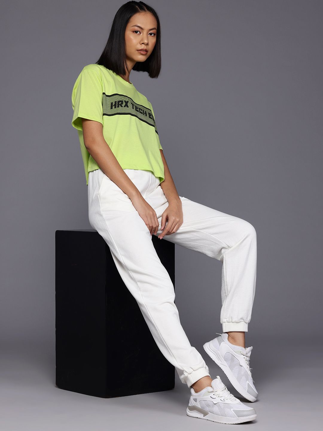 HRX by Hrithik Roshan Printed Crop T-shirt